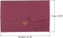 PATIKIL Mini Envelopes, 12 Pack Small Gift Card Holders Retro Gold Heart Business Invitation Envelopes for Wedding Birthday, Purple Red by PATIKIL