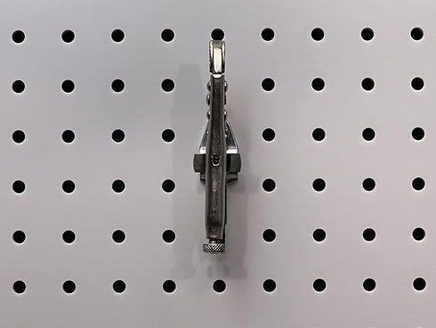 Triton Products Spring Clip Pegboard Hook, 7/8", Pack of 10, Chromate Dipped Steel for 1/8" and 1/4" Pegboards