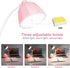 Sinliton 7 LED Desk Lamp with Night Light, Color Changing Modes & USB Charging Port, Adjustable Gooseneck Bedside Table