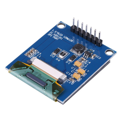Vikye 1.5inch 128x128 SSD135 OLED Display Module, OLED Color Display Screen Faster Response Module Serial Peripheral