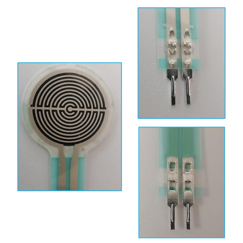 Force Sensing Resistor, Pressure Sensor, 20G-6KG High Precise Flexible Force Gauge for Home Industry, 2 Pack