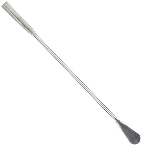 IMS IMS-Sqsp-7 Stainless Steel Lab Micro Spatula, Flat Square/Spoon Ends, 7" Length