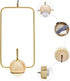 BILPIKOGoo Modern Farmhouse Gold Pendant Lighting for Kitchen Island, Industrial Entryway Light Fixture Hanging