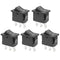QTEATAK 5Pcs On/Off/On Boat Toggle Rocker Switch, 3 Pin 3 Position, 12V 110V 250V