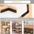 12Pcs 2.5 Inch 90 Black Corner Brace L Brackets Stainless Steel Heavy Duty Shelf Bracket for Wood, Shelves, Wall