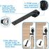 3FT ZEKOO Super Mini Sliding Barn Door Hardware Kit for Single Door Cabinet, Small Barn Door Hardware Track Kit for TV