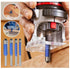 WSDMAVIS 4Pcs/Set Trimming 4PCS 1/4 Sets Biaxial Tool Router Router Bits Shank Flush Trim Top Bearing and Bottom