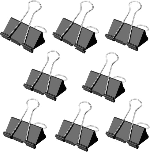 Medium Binder Clips 1.25 Inch Length for Office (120 Pcs)