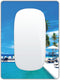 Small Mouse Pad – Mini 6 x 8 Inch Non-Slip Rubber Base for Laptops, Washable & Portable (Seaside Vacation Scenery)