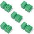 5Set 4-Pin 125V 4A 2.54mm PCB Mount Screw Terminal Block Connector for 26-18AWG Cable