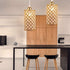 E26/E27 Modern Mini Crystal Pendant Light, Adjustable Gold Chandelier Flush Mount Ceiling Fixture for Kitchen Island
