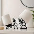 Set 3D Funny Toilet Paper Holder Free Standing Bathroom - Printed Black Ant Roll Holder, Paper Towel Rolls Dispenser
