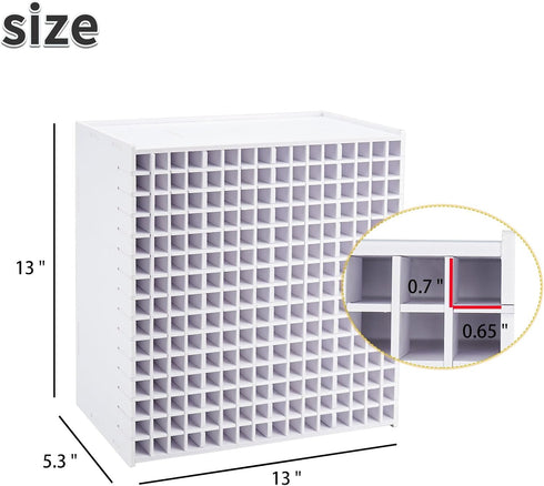 SANFURNEY Marker Pen Organizer Holder for 240 Markers - Craft Art Supply Storage Rack for Home Classroom Office