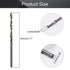 Utoolmart 2.4mm Twist Drill, High Speed Steel Bit, Straight Shank 2.4mm Dia. Drilling Twist Drill Spiral Drill Bits Set Power Tool 10Pcs