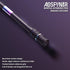 Spinning Pen by Mr.NOPE - Mortal Series Limited Color Version (Black) Professional Fidget for Tricks, Long, Weighted