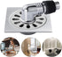 Floor Drain Cover for Washing Machine, Garage Shower Drain Cover with Pipe Connector for Kitchen and Bathroom