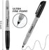 Permanent Marker, 60 Pack Ultra Fine Point Permanent Markers, Quick-Drying Ink, Works on Plastic, Wood, Stone, Metal and Glass by VEESA