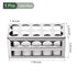 YOKIVE Tube Rack, 3 Layers 304 Stainless Steel Test Tube Rack Holder | Great for 26-29.5mm Lab Test Tube(Silver, 10-Sockets)