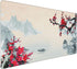 XXL Large Gaming Mouse Pad, Sakura Cherry Blossom Extended Desk Pad, Non-Slip Rubber Base 35.4x15.7in