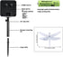 25.6FT 30 8 Dragonfly Solar String Lights Outdoor LED Waterproof Solar Powered Fairy Lights, Modes Decorative Lights