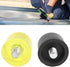 4 Pcs Rubber Hammer Replacement Striking Head, Yellow Black Plastic Mallet Tips Set for Crafts