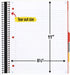 Five Star Spiral Notebook, 5 Subject, 200 Sheets, College Ruled Paper, 8-1/2" x 11", Advance Notebook with Spiral