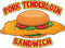 Pork Tenderloin Sandwich 8" Concession Decal Sign cart Trailer Stand Sticker Equipment