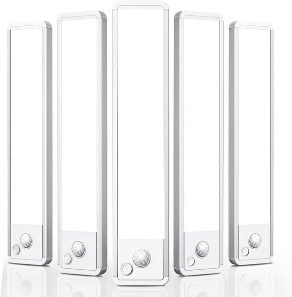 Under Cabinet Motion Sensor Lighting: Dimmable Rechargeable Lights Indoor - Battery Operated