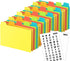 Chell 3x5 Poly Index Card Dividers, Heavyweight Guides A-Z for Flash Cards and Recipe Cards, Pack of 25