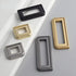 Aoleegatt Thickened Zinc Alloy Concealed Buckle Handle Bedside Table Drawer Invisible Flat Handle