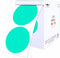 PARLAIM 2" Round Color Code Stickers, 500pcs | Aqua Color Coding Circle Dot Labels in Dispenser Box for Organization