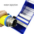 Desktop Blue Tape Dispenser - Water Activated, 12.6in Gum Tape Dispenser for Sealing Office Supplies
