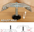 4PK, (71157) POWERTEC Corner Leveling Feet Heavy Duty Adjustable Corner Bracket Levelers with Nylon Foot for Cabinets