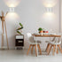 Set Light,Aluminum,Hardwired,Dimmable, 3000K, 1400Lm Wall Sconces of Two | Modern LED Indoor Wall Lights,Up and Down