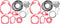 ApplianPar Coil Roofing Nailer O-Ring Gasket Kit for Hitachi NV45AB NV45AB2 NV50AP NV50AP2 NV45AE Power Tool 883892