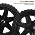 4pcs BESTOYARD Replacement Shopping Cart Wheels for Rolling Cart Black Rolling Caster Wheels