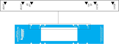 Tabbies File Pocket Handles, Light Blue/White, 9-5/8 x 2 Inches, 48 per Pack (TAB68806)