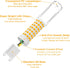 G9 Bulb 6W,60W Equivalent,2700K 600LM, AC120V T4 G9 Bulbs Lighting,G9 Base,Non-Dimmable,6 Pack LED Halogen Warm