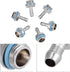 6Pcs G1/4" Barb Fitting Adapter, OD 6mm for PC Water Cooling Tube System