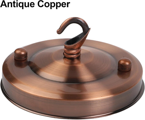 Generic 10kg Vintage Ceiling Rose Hook Plate for Chandelier Pendant Lamp Lighting Fixture Parts, Load, Iron