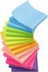 Early Buy 14 Pads/Pack Bright Color Lined Sticky Notes, 3 in x 3 in, 80 Sheets/Pad