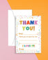 Vusnud 72Pcs (4x6 Thank You Cards, Fill in The Blank Thank You Notes with Envelopes from Teacher for Birthday In)