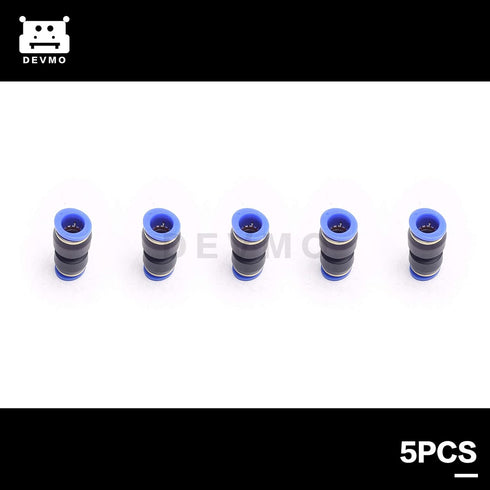 5PCS 10mm to 12mm Tube Air Pneumatic Push in Straight Gas Fittings Plastic Quick Connectors Fitting by DEVMO
