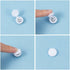 1 200Pcs 8 GORGECRAFT Box Colors Hinged Screws Cover Caps Fold Snap Covers Plastic Shutter Screw Caps Washer Flip Tops