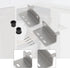 Generic 2 Pieces Shelf Corner Bracket Heavy Duty L Bracket Metal Corner Brace Stainless Steel Angle Bracket with Pre