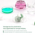 Huanyu 100mm High Borosilicate Glass Petri Dish with Lids, 5pcs Bacterial Culture Dishes for Lab Science