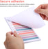 SEWACC to Do Lists Sticky Notes, 4pcs Daily to Do Lists Sticky Notepads, Colorful Lined Sticky Notes for Home Office