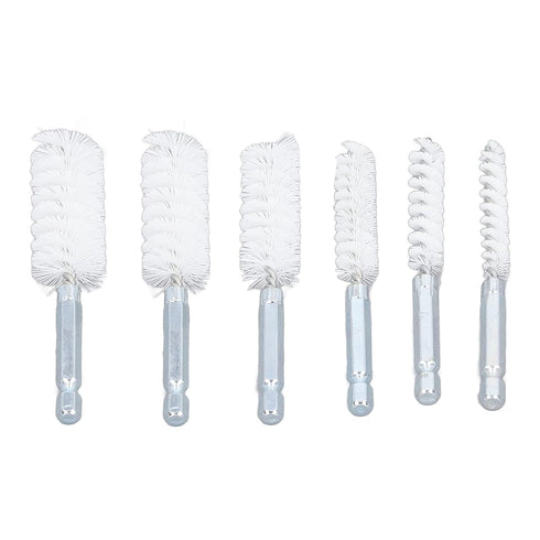 6PCS 1/4in Hole Cleaning Brushes Bore Brush for Drill Twisted Wire Cleaning Brush Power Drill Cleaning Wire Brush