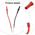 Tangseajiao 1 Pc Red Flexible Back Probe, Automotive Diagnostic Test Repair Tools for Car Electrical and Multimeter