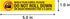 DO NOT ROLL DOWN Window Tint Stickers - 5 x 1 in. Car Automotive Window Film Tint Warning Caution Label Stickers for Professional Tinter and Auto Tint Shop Business, Yellow - 300 Labels, 1 Pack by OfficeSmartLabels